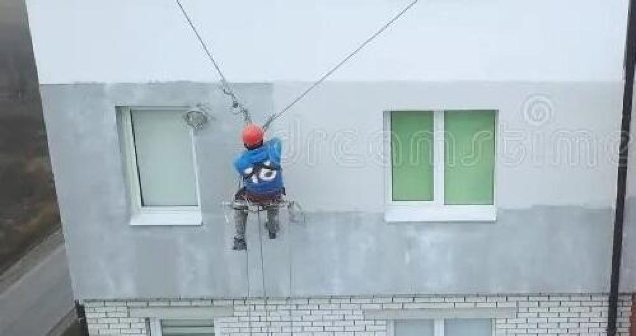 klímaszerelés alpinistával